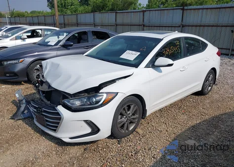 2018 Hyundai Elantra Value Edition из США, поврежденный, VIN 5NPD84LF9JH347655